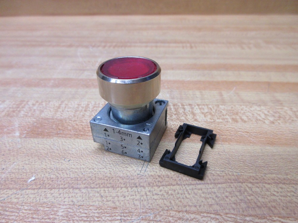 Siemens 3SB3501-0AA21 Furnas Red Push Button