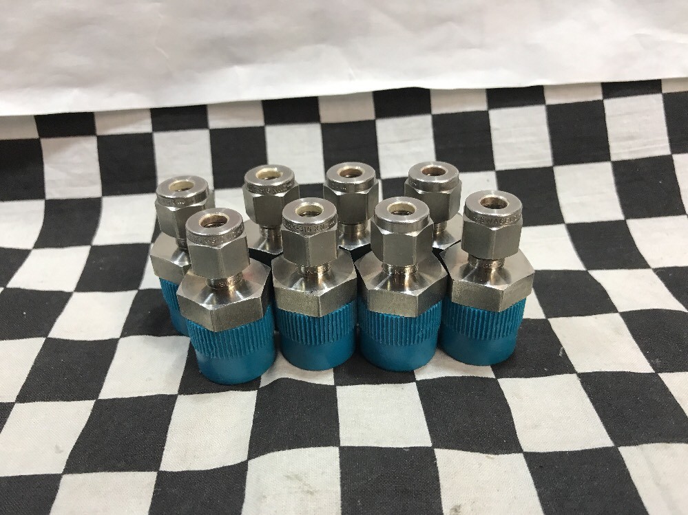 8x SWAGELOK MALE CONNECTOR 1/4” T x 1/2” NPT, SS-400-1-8, Shipsameday #1222A6