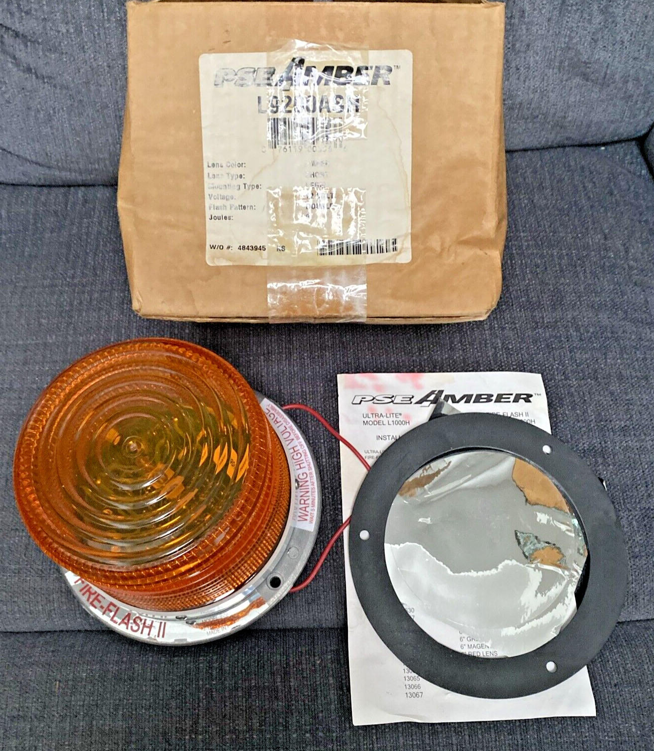 PSE AMBER L9200ASH FIRE FLASH II NEW