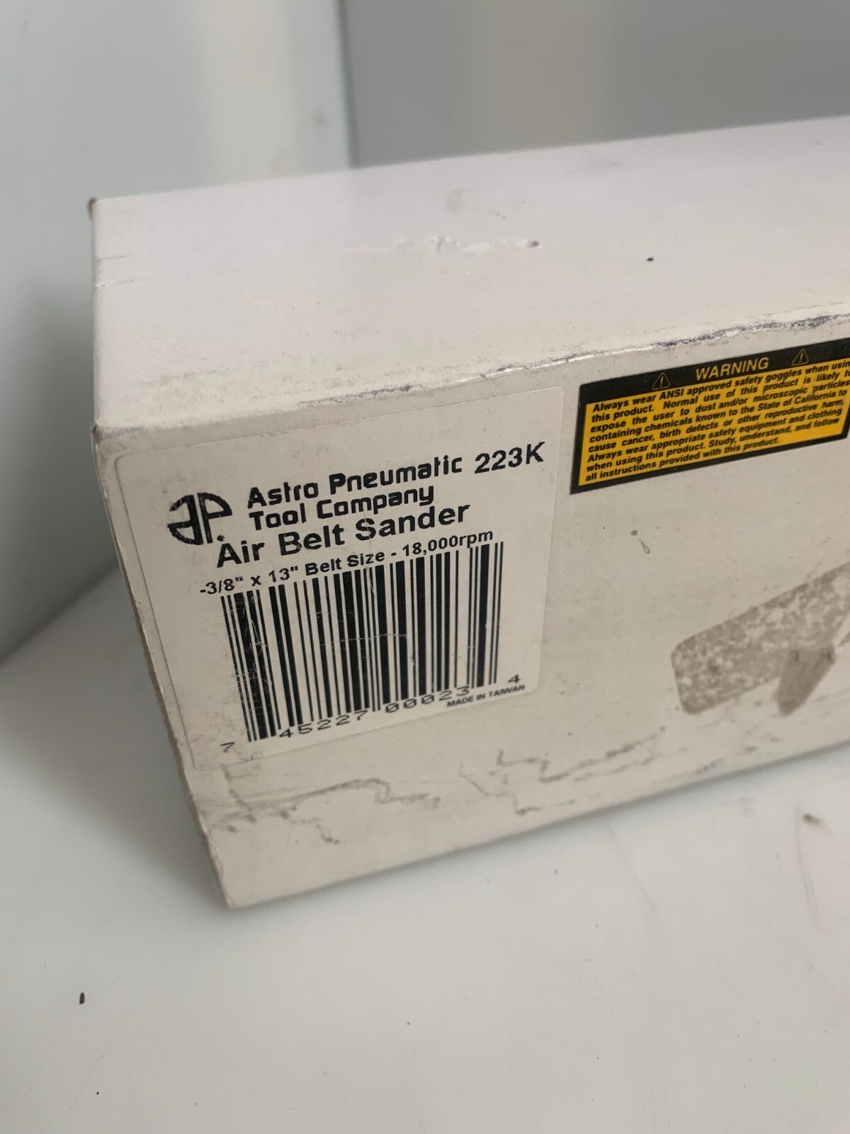 ASTRO PNEUMATIC TOOL AIR BELT SANDER 223K
