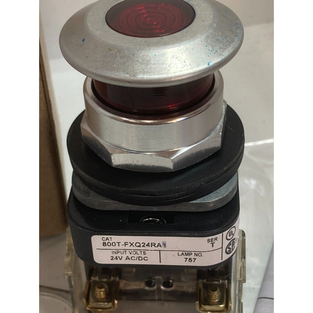 ALLEN BRADLEY 800T-FXQ24RA1 PH PULL 2 POSITION ILL RED 24VAC/DC US Free Tax