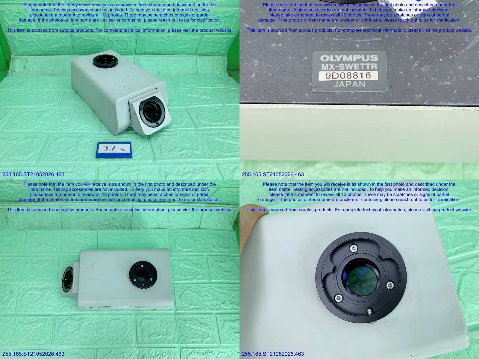 Olympus MX-SWETTR Trinocular MISSING KNOB Binocular as in photos, sn:8816, DHL