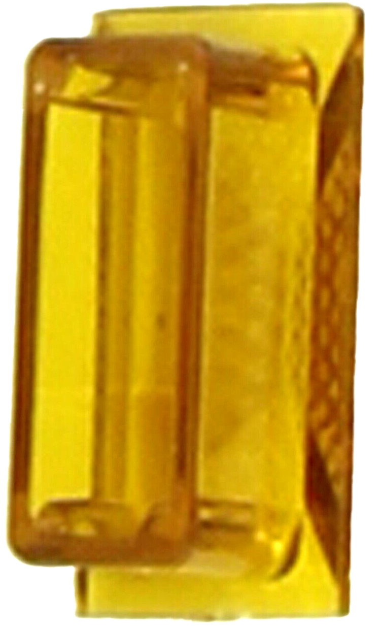 LEVITON 406-Amber Rectangular Pilot Light Jewel Lens For Toggle Switch Hole