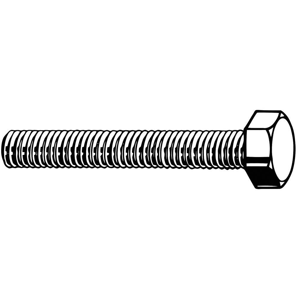 GRAINGER APPROVED U04170.037.0300 HxHdCpScrw,Steel,3″,3/8″-24,25PK 30Z874