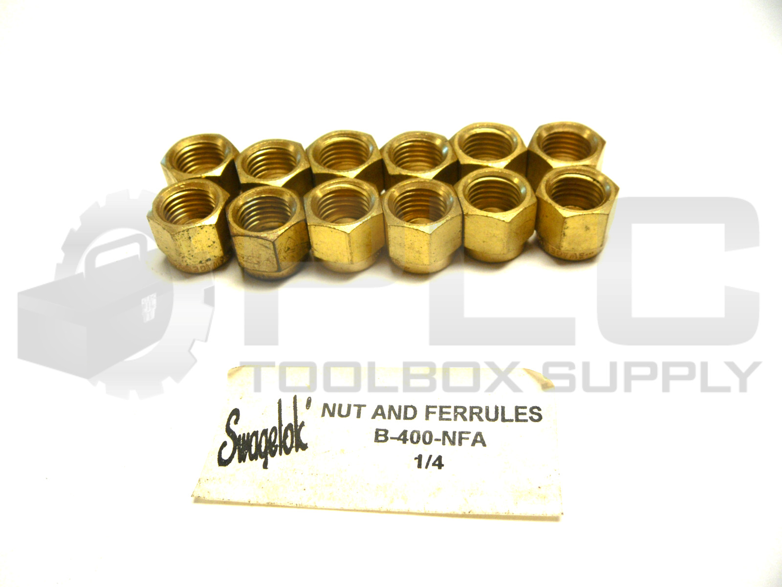 NEW LOT OF 12 SWAGELOK B-400-NFA NUT B-400