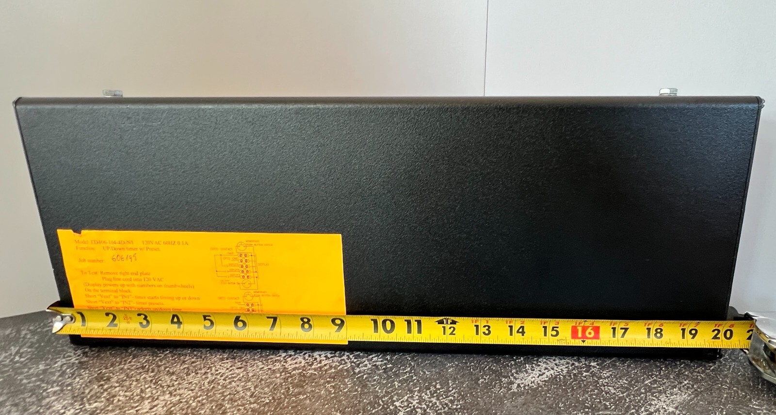NEW ED406-104-4D-N1 LED Timer 4-Digit EDI Display, 120V Digital Up/Down Counter
