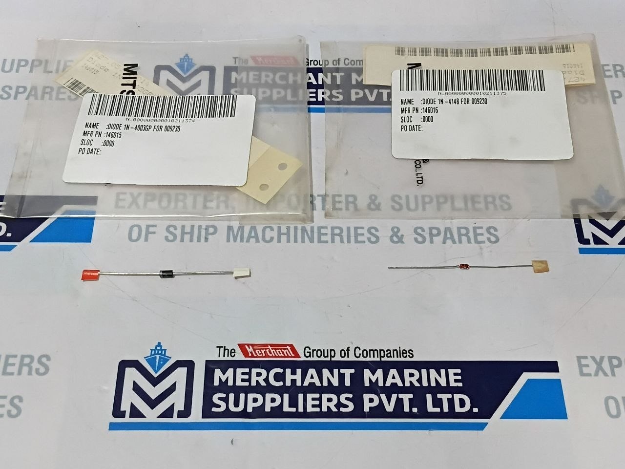Diode 1N-4003GP For 009230 146015 (Lot of Two Pices)