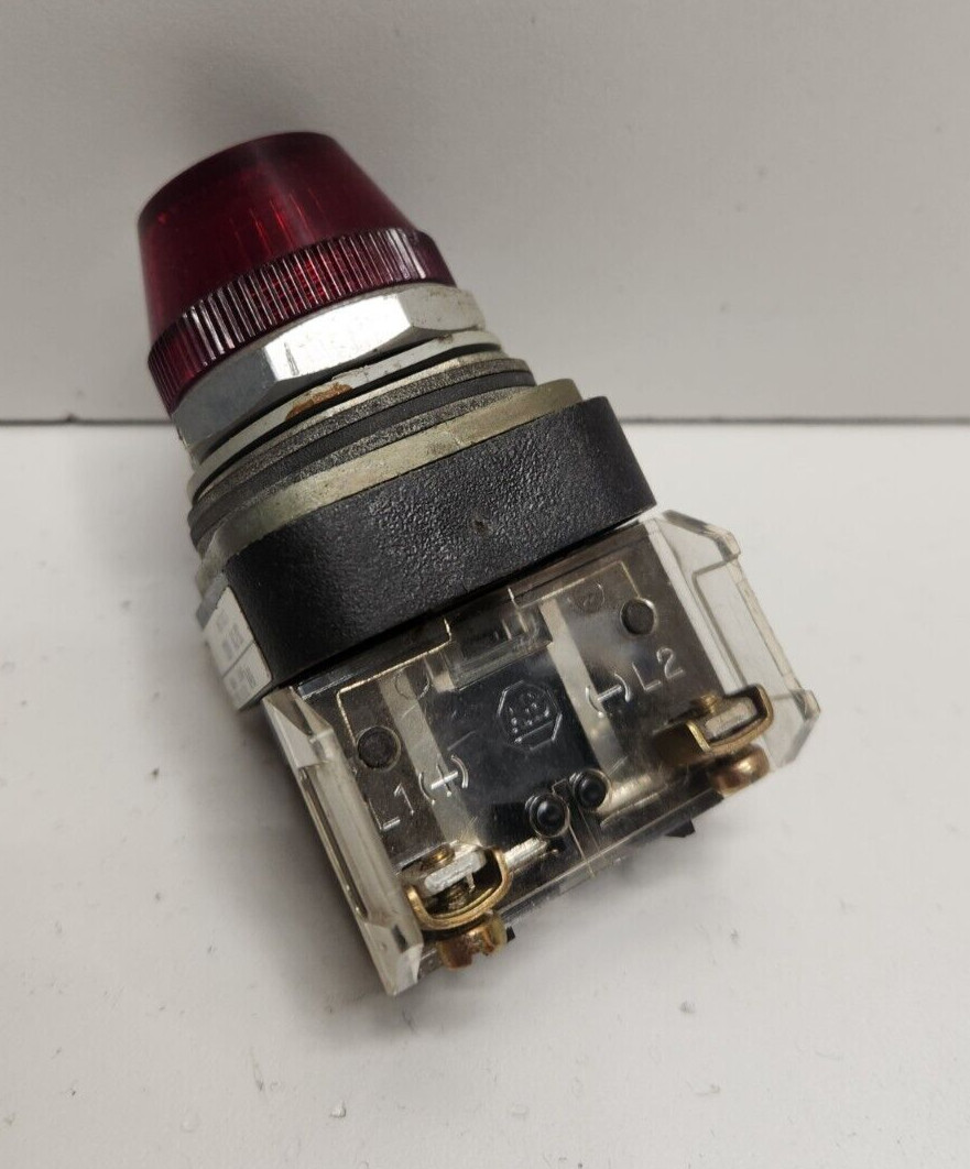 GUARANTEED! ALLEN-BRADLEY 120V RED PILOT LIGHT 800T-Q10R