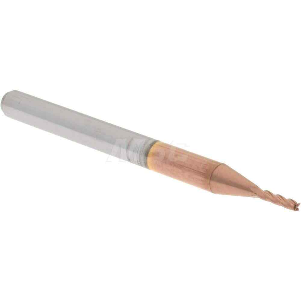 Accupro 12182323 Solid Carbide Square End Mill 0.0394″ Dia, 0.1575″ LOC, 4 Flute