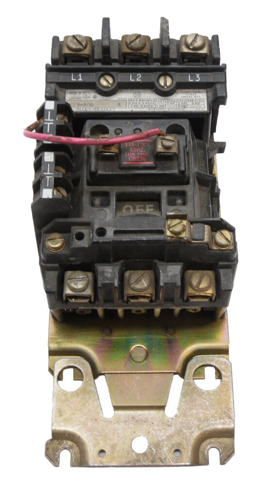 ALLEN BRADLEY 509-C0D /A CONTACTOR 600VAC 509-COD W/ CB236 COIL 110-120V 50/60HZ