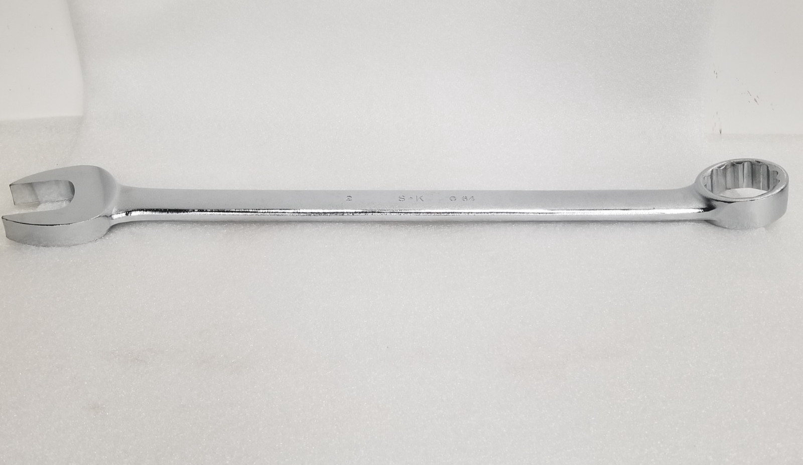 S-K Tools C64 Combination Wrench 2-inch SurGrip 12-Point 25.5″-OAL Made in USA
