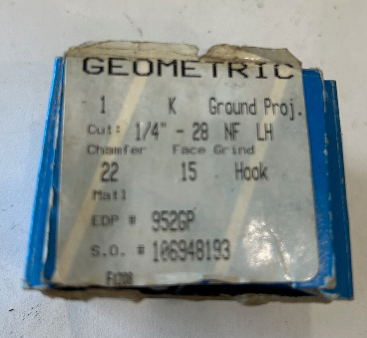 NEW AUTOCLAVE ENGINEERS AEGCTM4D,1/4X.109 DIE CHASER SET,4 AEGCTM CONE/THD MACH