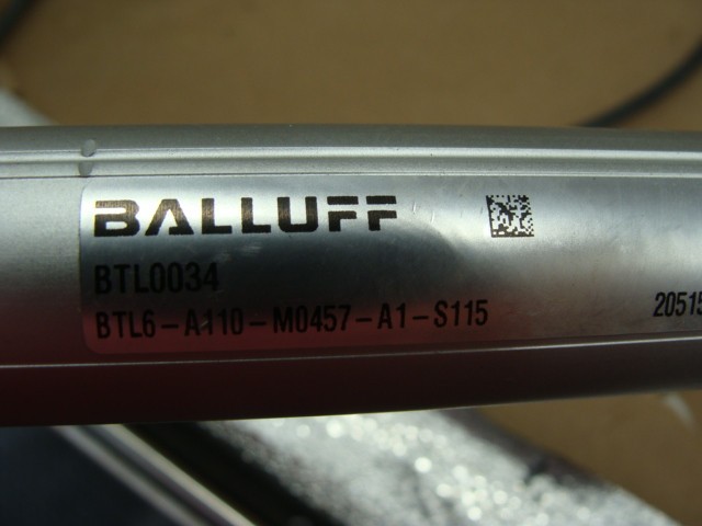 BALLUFF LINEAR TRANSDUCER POSITION SENSOR BTL6-A110-M0457-A1-S115 BTL0034