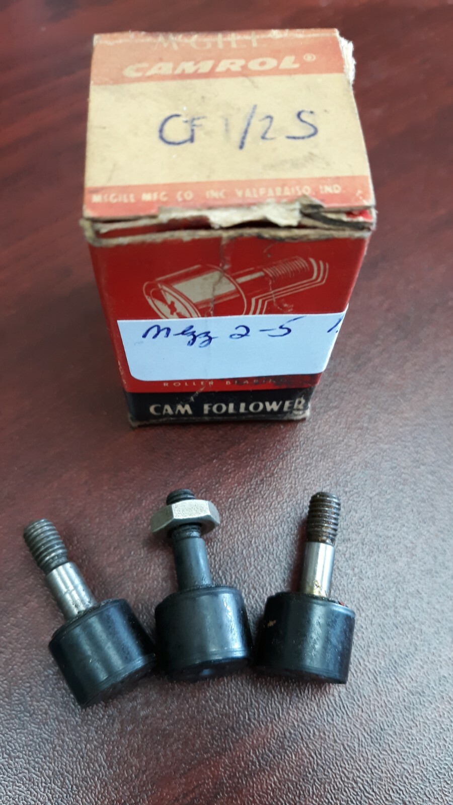 McGill CF-1/2S Cam Follower -used – (lot of 3)