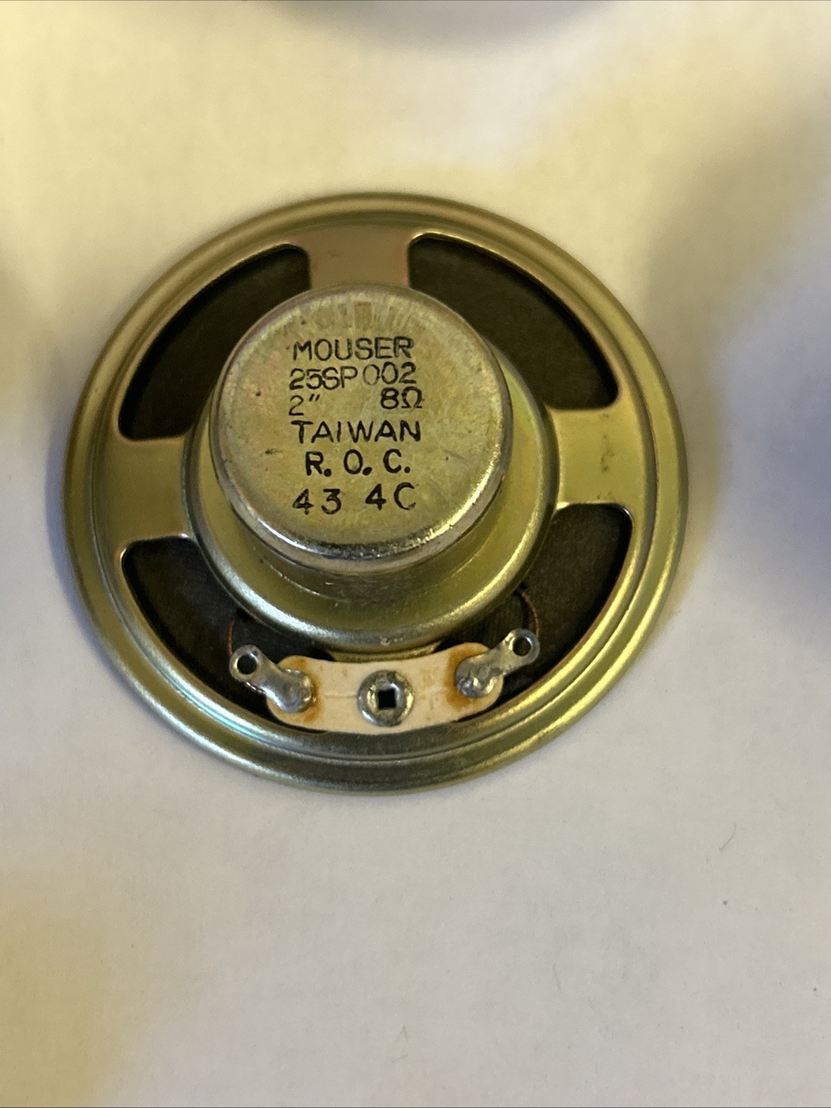 Mouser 25SP003 2” 8 Ohm Speakers, NOS, Lot Of 8 Pieces