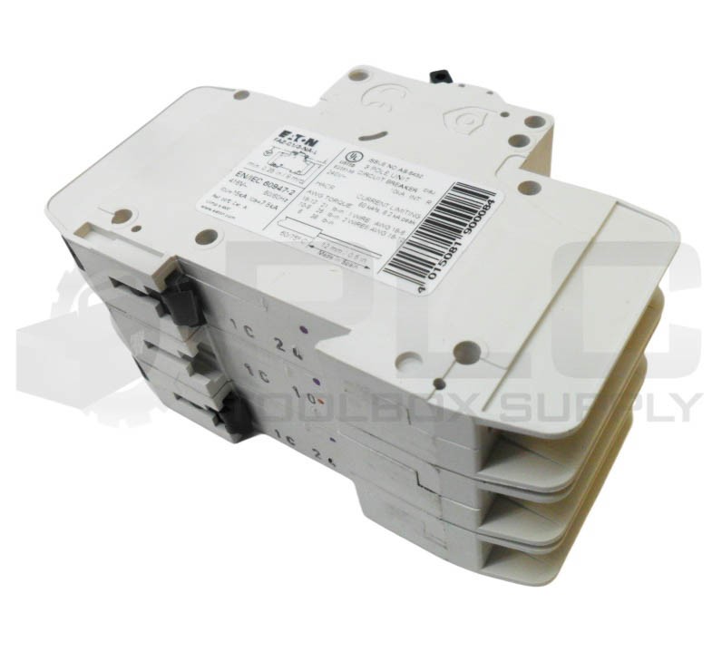 NEW EATON FAZ-C1/3-NA-L CIRCUIT BREAKER 1A 3P 240VAC