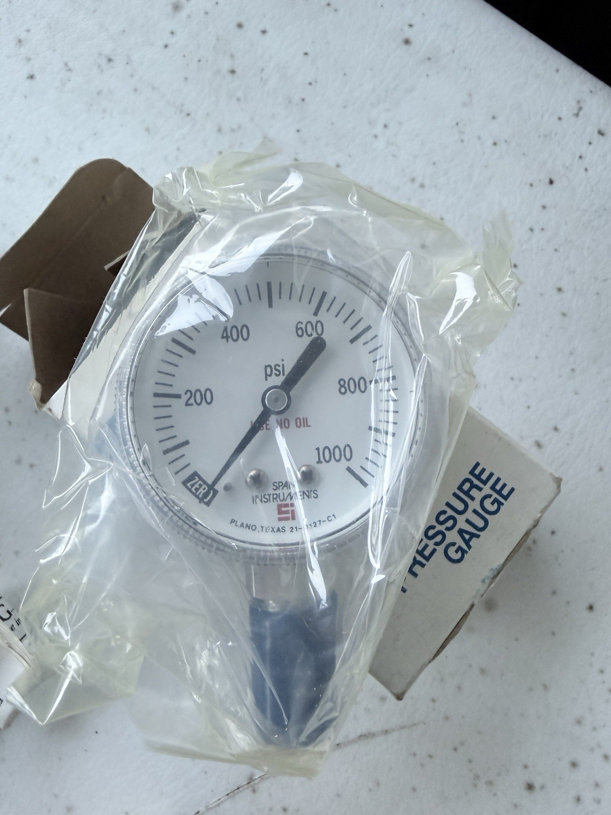 AMETEK USG GAUGE 30 PSI, 1/4″ NPT, BRASS, P500-0030NPT, SHIPSAMEDAY #1556D9