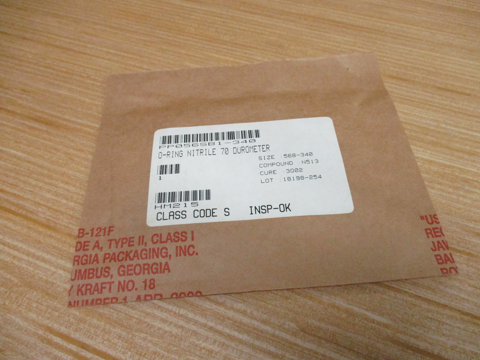 Part PP056SB1-340 O-Ring PP056SB1340