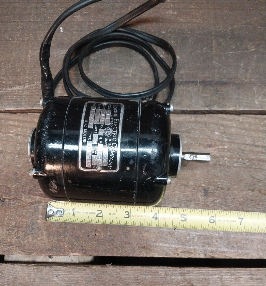 BODINE ELECTRIC COMPANY Motor, NSI-12 115AC 1/50HP 1725 RPM – Made in USA