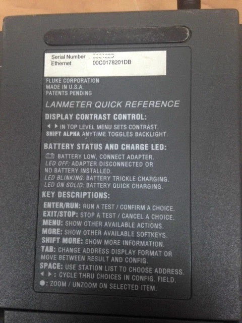 ✅ FLUKE 672 Ethernet LANmeter Network Analyzer