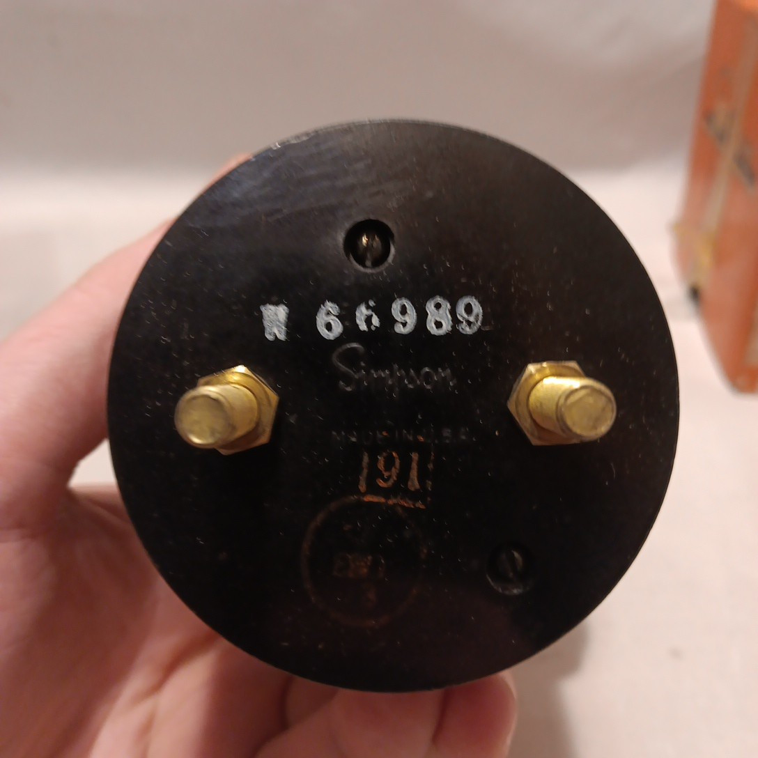 NEW OLD STOCK SIMPSON 120V PANEL MOUNT 55ET ELAPSED TIME INDICATOR 60 CYCLE