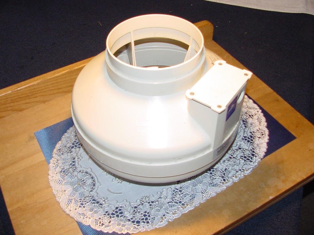FanTech Model FR 150, Inline Centrifugal Duct fan, 115V, 60Hz, CFM 230, 6-Inch