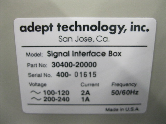 ADEPT Signal Interface Box – 30400-20000 w/Warranty