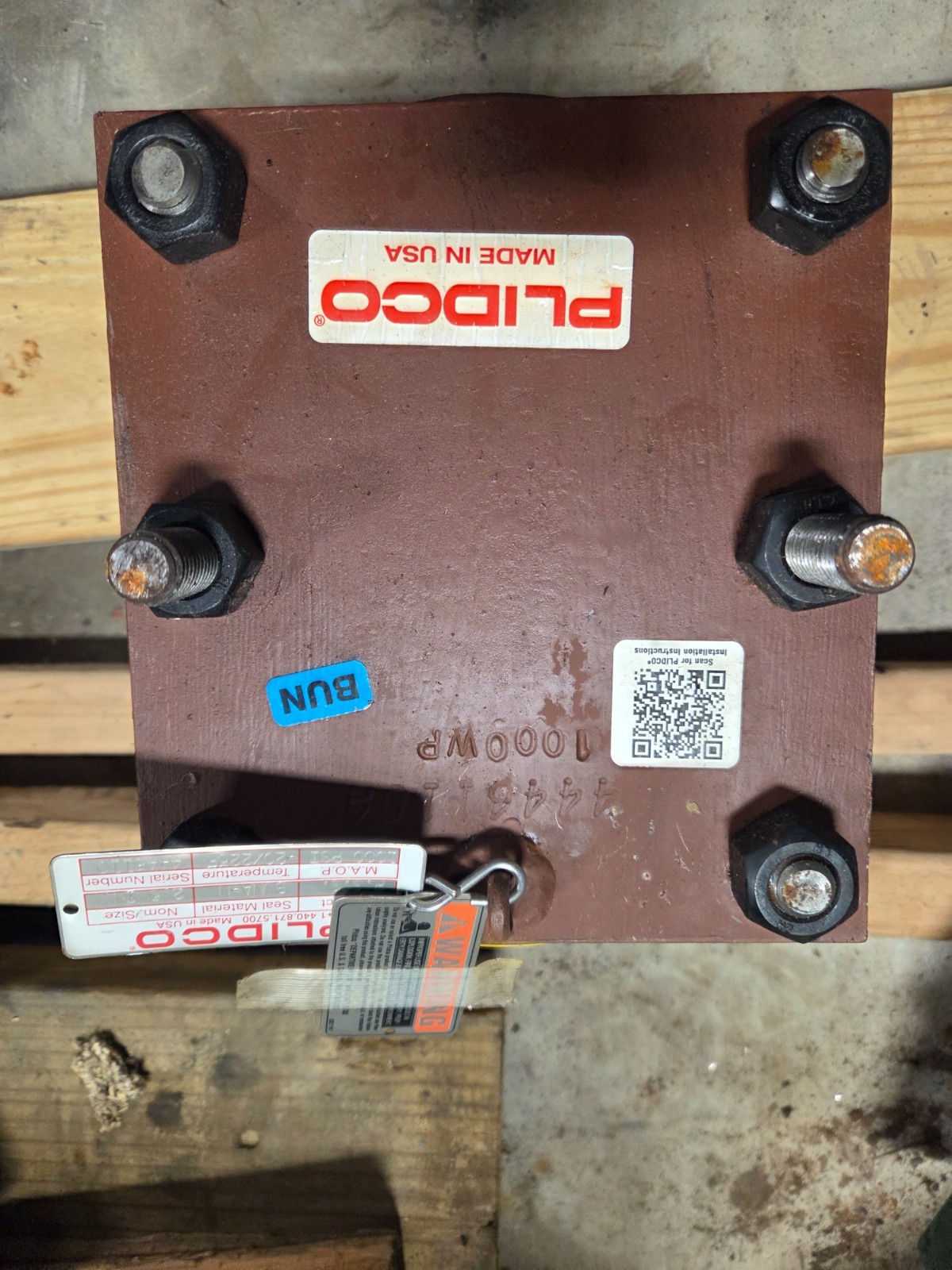 2 1/2″ x 8″ High Pressure Plidco Pipeline Clamp