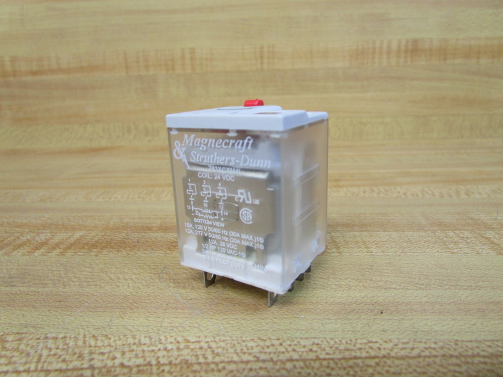 Struthers Dunn 783XCXM4L-24VDC Magnecraft Relay 783XCXM4L