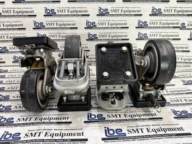 (Lot of 4) R.T. Laird Spring-Loaded Caster Wheel – R2236-T w/Warranty