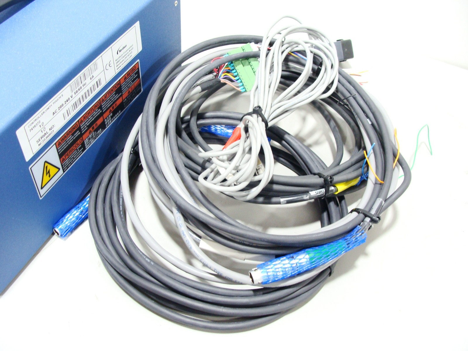 Nordson EFD Unity Touch S Controller w/ Pneumatics & IC30 Dispense Head, Cables