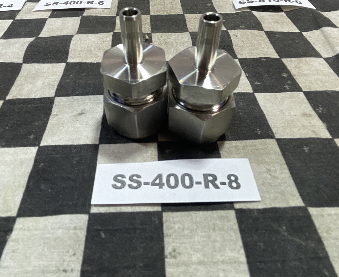 SWAGELOK SS-200-R-4, SS-400-R-6, SS-400-R-8, SS-810-R-6, REDUCER, LOT OF 8#125W1