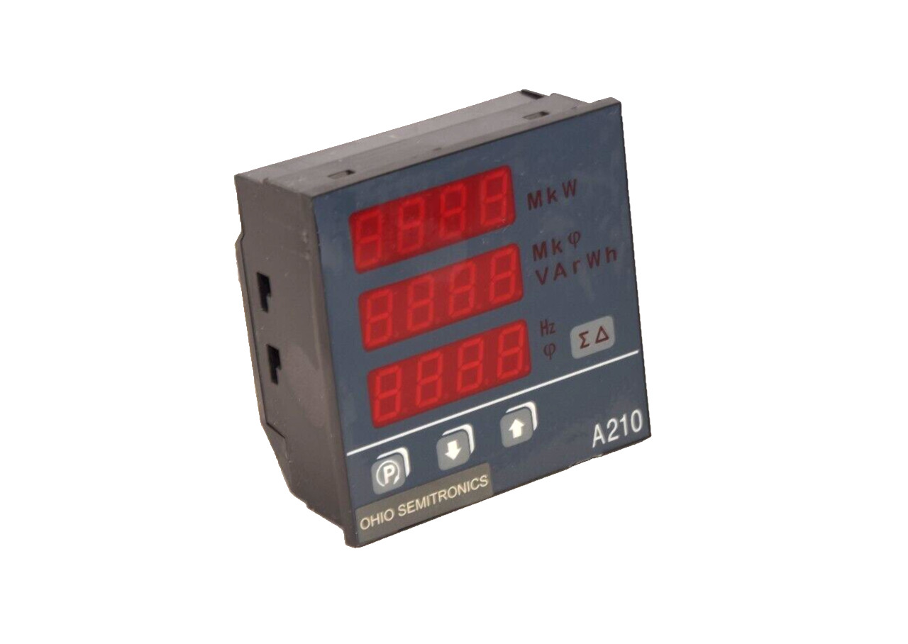 OHIO SEMITRONICS A210-001 , A210001 500V 5Amp 45-65Hz Display Module