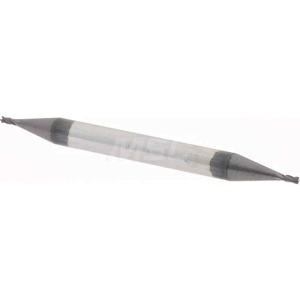 Accupro 12185148 Square End Mill: 1/32″ Dia, 1/16″ LOC, 1/8″ Shank, 1-1/2″ OAL