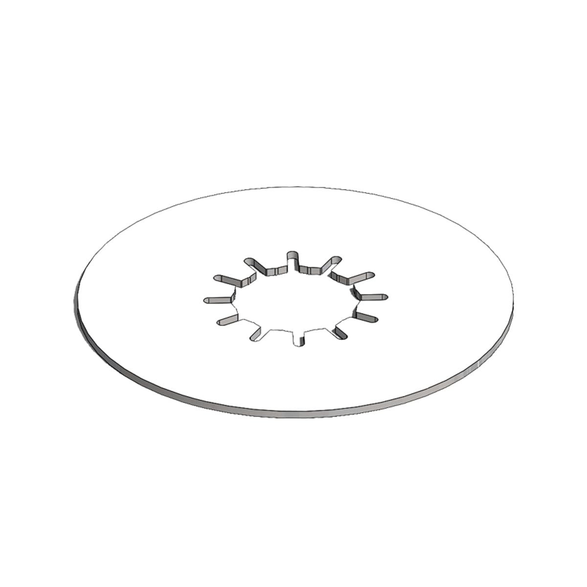 BXR9004 5th Wheel Lube Plate 10″