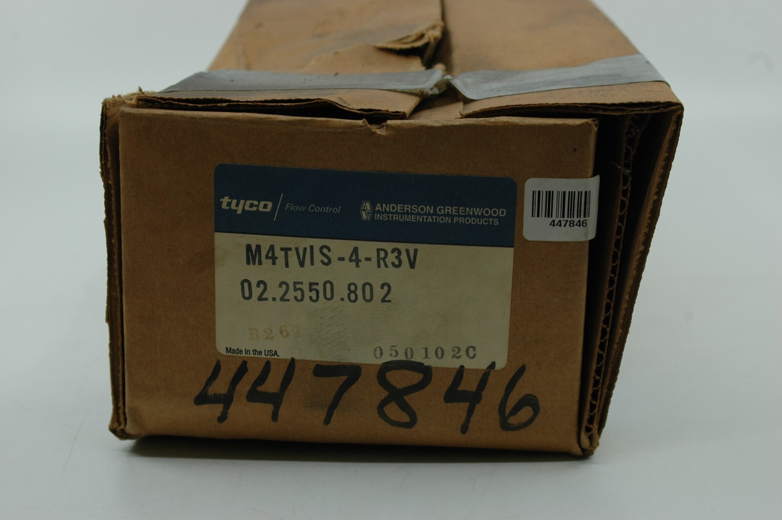 ANDERSON GREENWOOD 3 VALVE MANIFOLD FOR ROSEMOUNT 3051 DP TRANSMITTER, -SURPLUS-