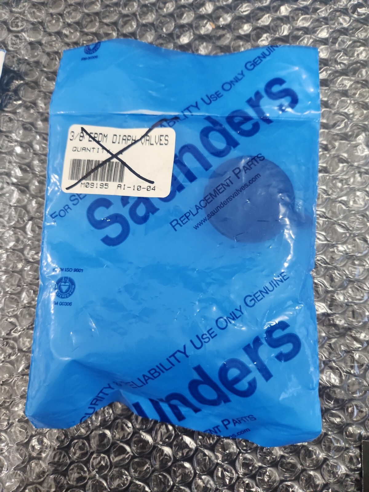 🆕️ *LOT OF 10* Saunders D134663 Diaphragm 3/8″ EPDM ⚡️🇺🇸 SHIP+WARRANTY