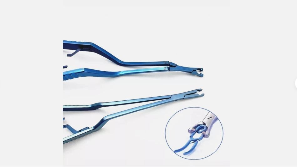 Aneurysm Clip Forceps Set 2 PCS Microsurgery Surgical Neurosurgery instrument