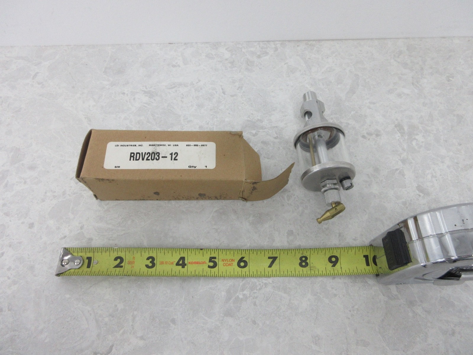 LDI INDUSTRIES RDV203-12 GRAVITY FEED RESERVOIR, Y0243