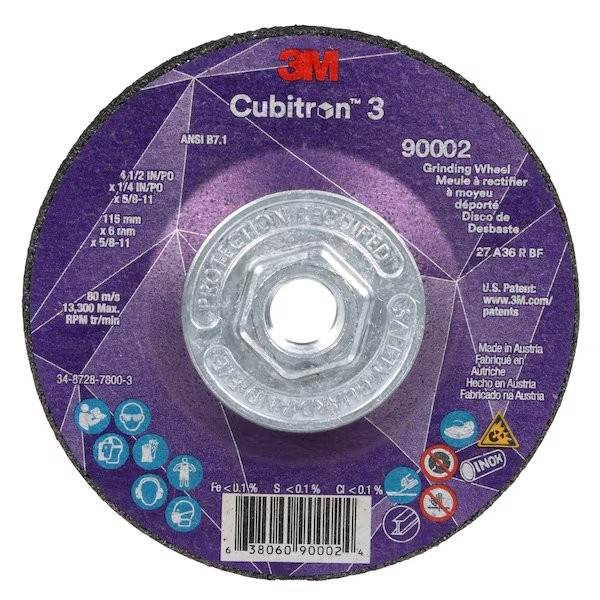 3M Cubitron Depressed Center Grinding Wh