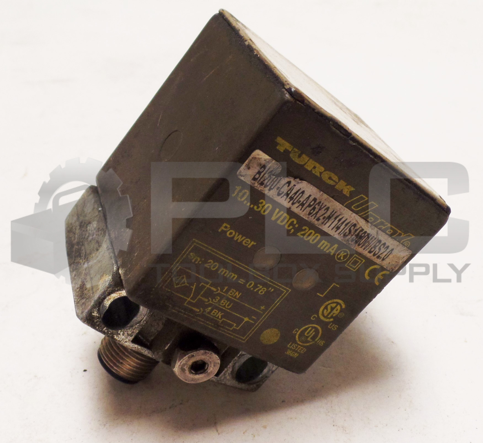 TURCK B120U-CA40-AP6X2-H1141/S1590W/BS2.0 PROXIMITY SEN. B120U-CA40-AP6X2-H1141