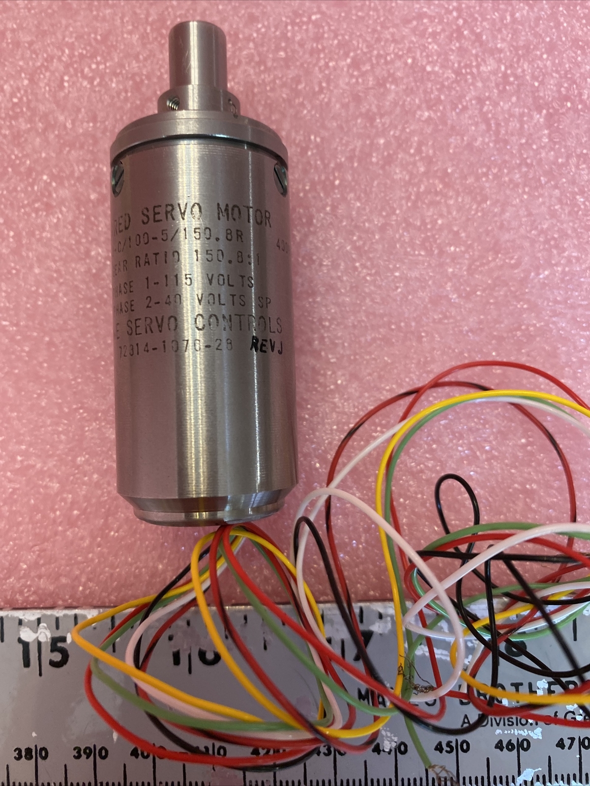 Harowe Servo Controls Geared Servo Motor Geared Ratio 150.8:1