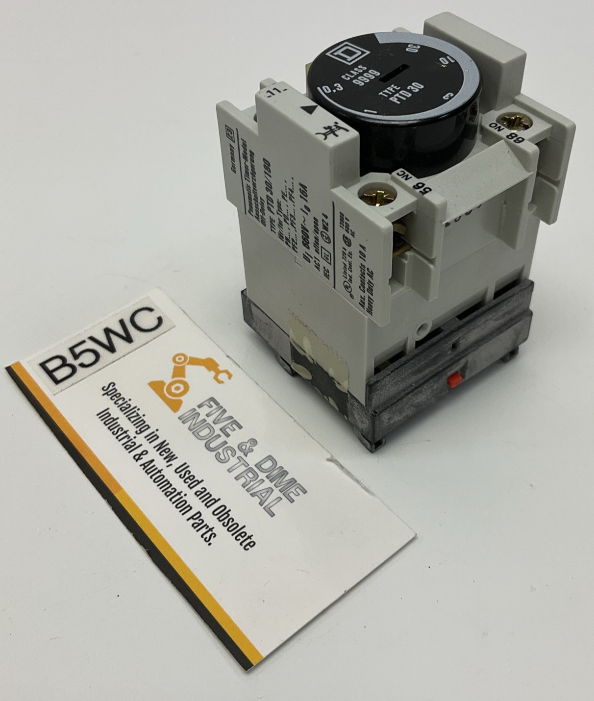 Square D PTD-30 Class 9999 Pneumatic Timer Module