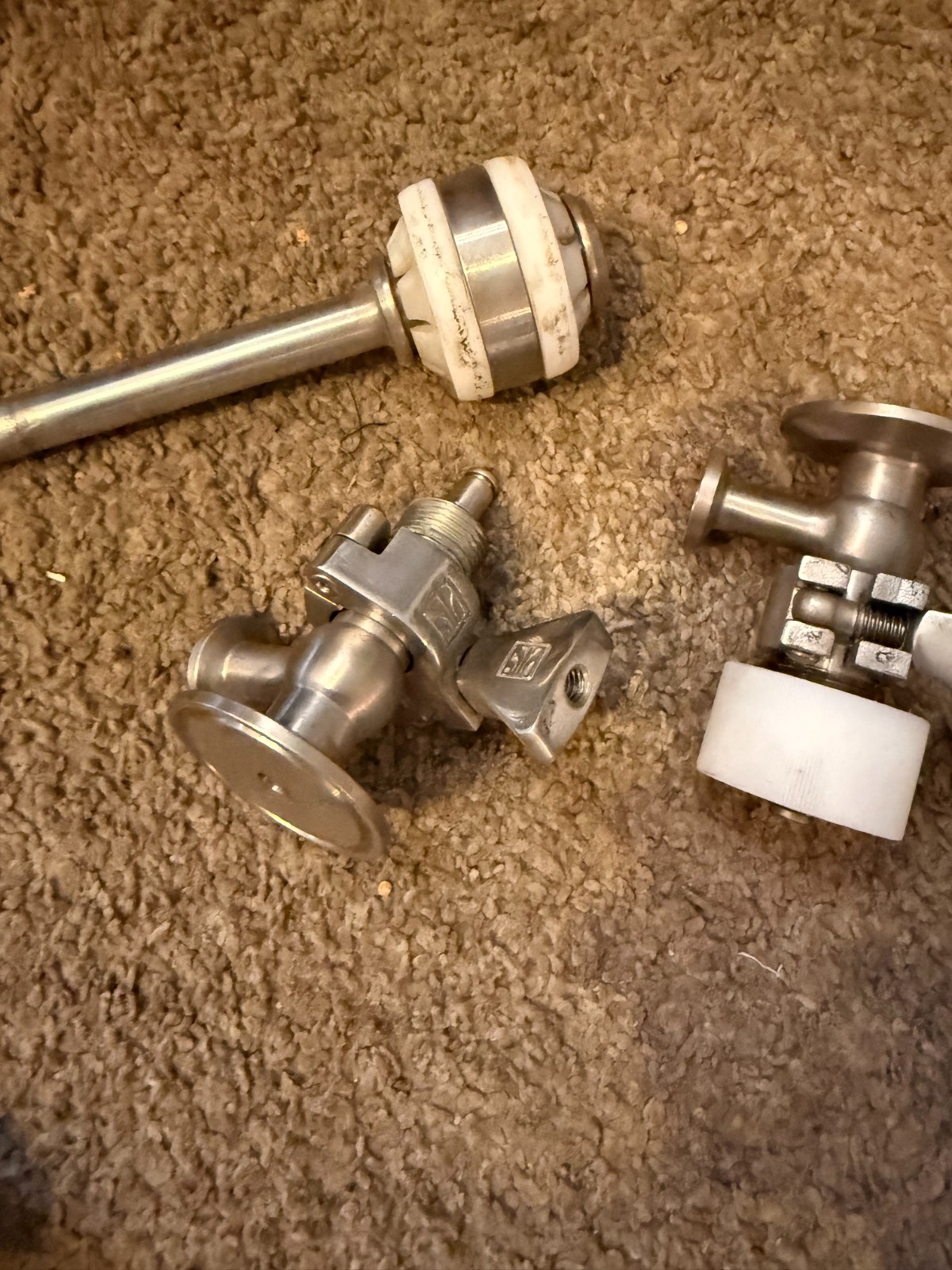 NEW LOT of Waukesha Valve Stainless Stems 3″ 2-1/8″ 54mm W63 W64 Tef-Flow Clamps