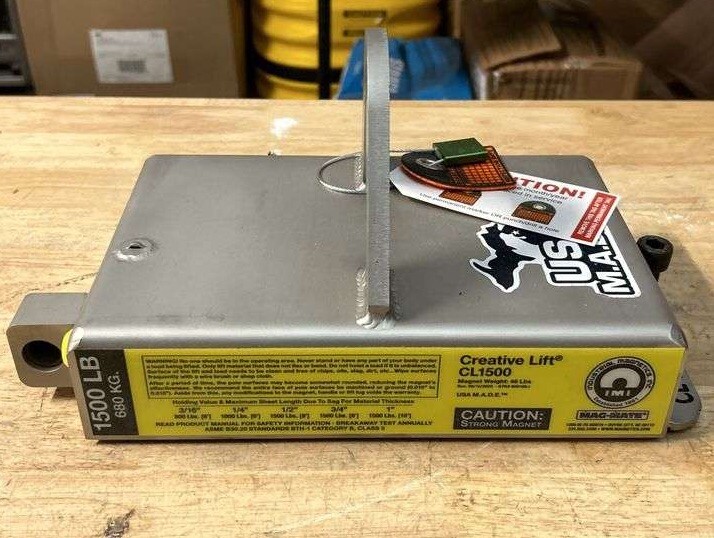 Mag-Mate Cl1500 Lifting Magnet,1500 Lb Cap,14-3/4 In Oal