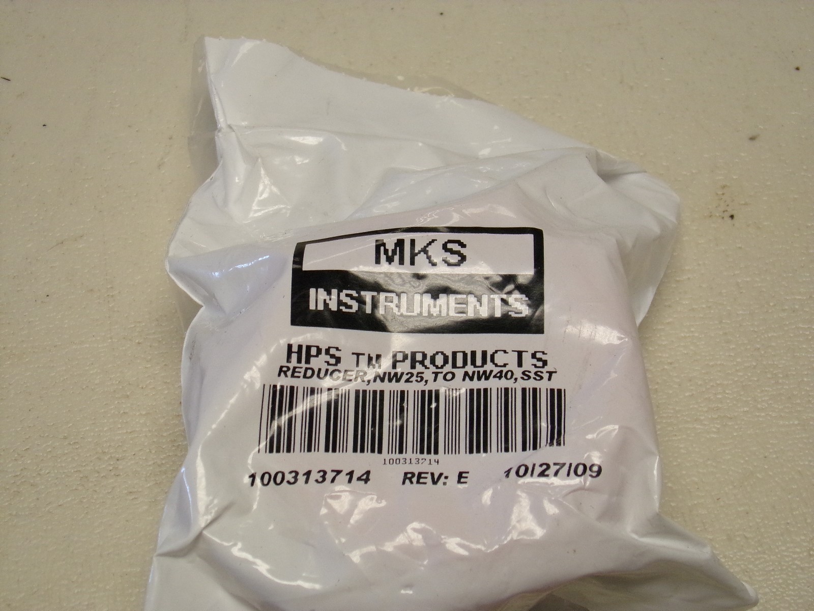MKS Instruments 100313714 REV E HPS Products Reducer NW25 to NW40 SST (TBI)