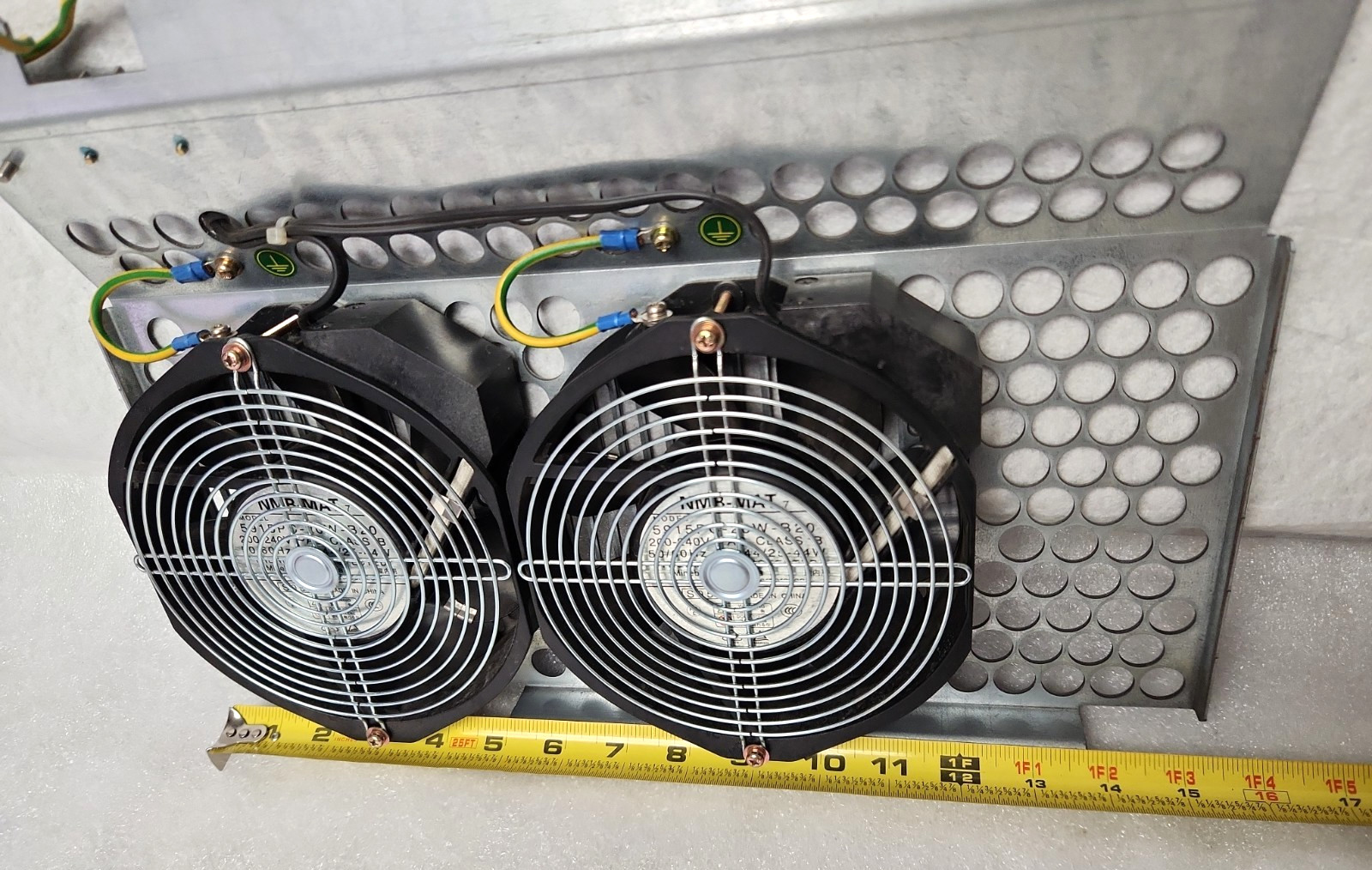 Fanuc A04B-0815-D366 Supply Fan Unit w/ 2 Minebea 5915PC-20W-B20 Fans 200-240V