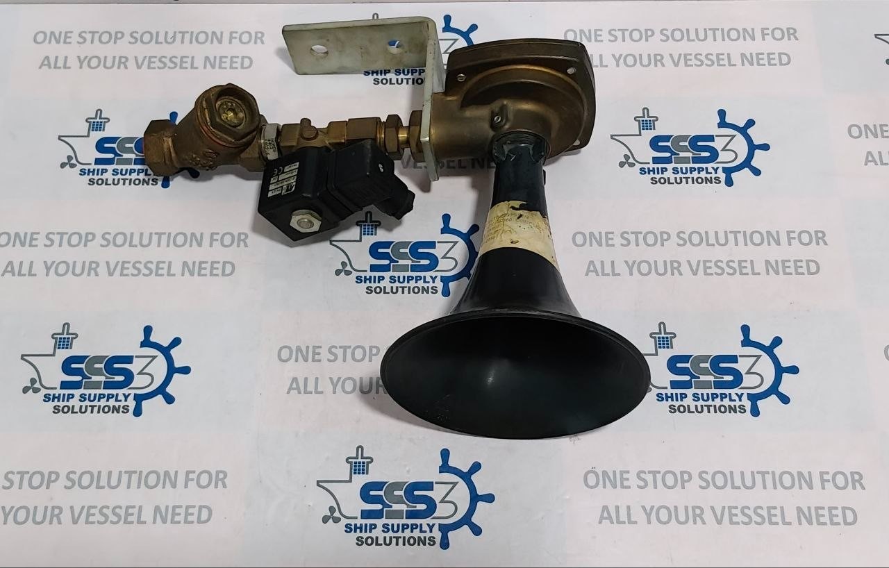 Kockum Sonics Tyfon MKT 75/660 Air Horn with Solenoid Valve