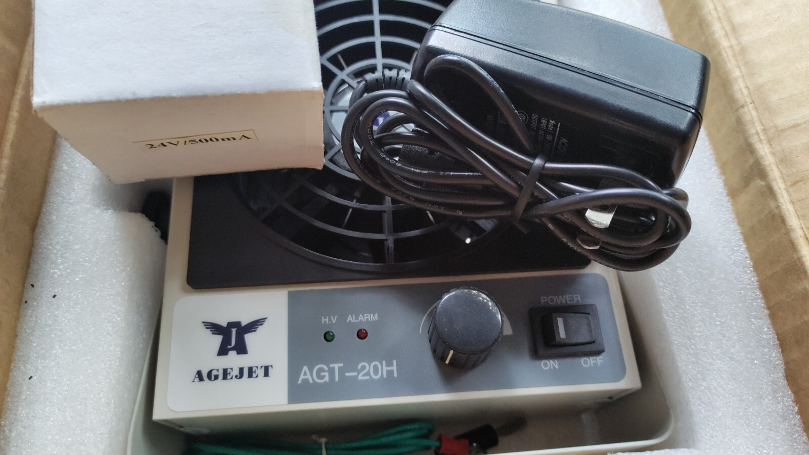 P:FAN AGEJET AGT-20H IONIZER FAN *NEW*