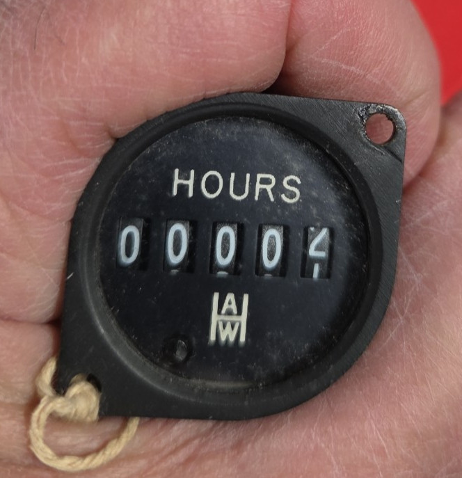 A.W. Haydon Waterbury Ct #B23243 Elapsed Tiime Indicator, Small 1 1/2″ Diam.